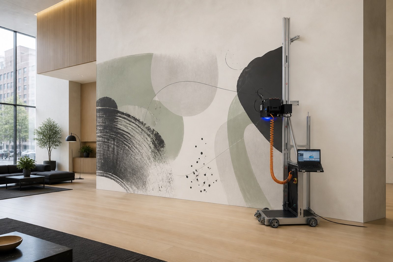 Corporate office mural